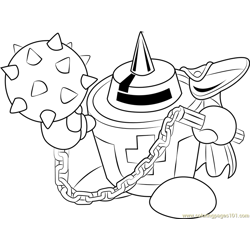 Masher Free Coloring Page for Kids