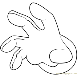 Master Hand Free Coloring Page for Kids