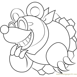 Moley Free Coloring Page for Kids