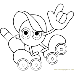 Paint Roller Free Coloring Page for Kids