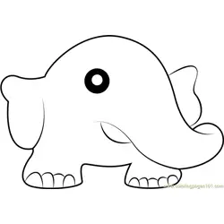 Phan Phan Free Coloring Page for Kids