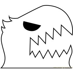 Shadowbite Free Coloring Page for Kids