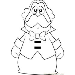 Sir Ebrum Free Coloring Page for Kids