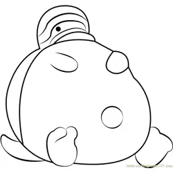 Tortletummy Free Coloring Page for Kids