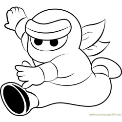 Waiu Free Coloring Page for Kids