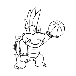 Kevin Koopalings Free Coloring Page for Kids