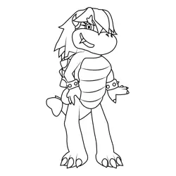 Lavora Koopalings Free Coloring Page for Kids