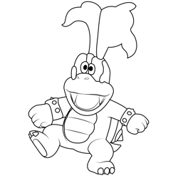 Lincoln Koopalings Free Coloring Page for Kids