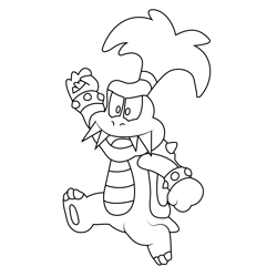 Maxie Koopalings Free Coloring Page for Kids