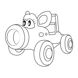 Turbo Birdo Mario Kart Free Coloring Page for Kids