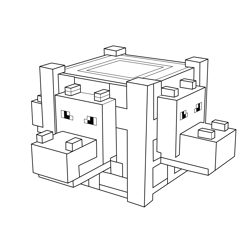 minecraft herobrine coloring pages