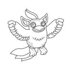 Tweedle My Singing Monsters Free Coloring Page for Kids