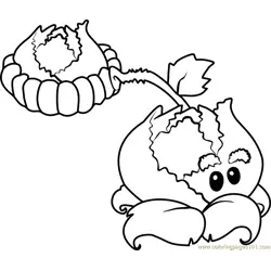 Cabbage-pult Free Coloring Page for Kids