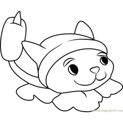 Cattail Free Coloring Page for Kids