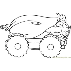 Cob Cannon Free Coloring Page for Kids