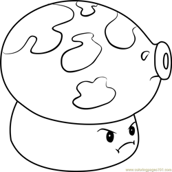 Fume-shroom Free Coloring Page for Kids