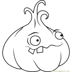 Garlic Free Coloring Page for Kids