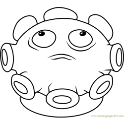 Gloom-shroom Free Coloring Page for Kids