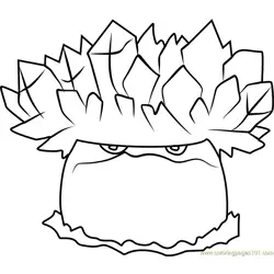 Ice-shroom Free Coloring Page for Kids