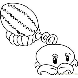 Melon-pult Free Coloring Page for Kids