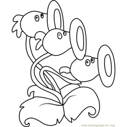 Threepeater Free Coloring Page for Kids