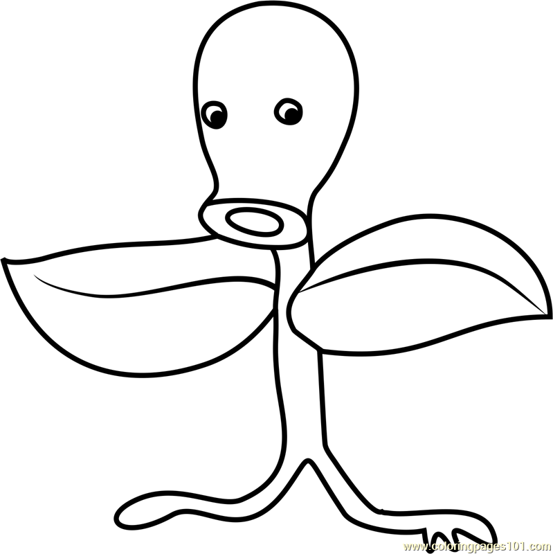 Bellsprout Pokemon GO Coloring Page for Kids - Free Pokemon GO ...