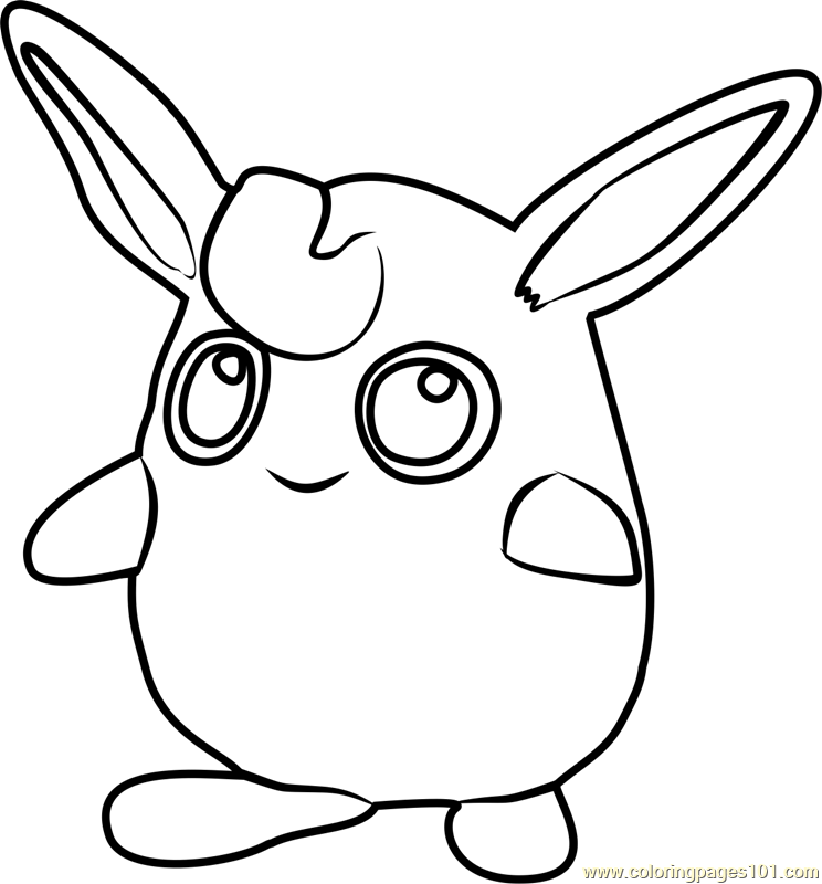 Wigglytuff Pokemon GO Coloring Page for Kids - Free Pokemon GO ...