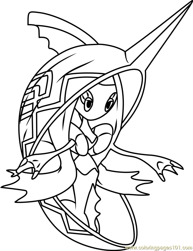 Tapu Fini Pokemon Sun And Moon Coloring Page For Kids Free Pokemon Sun And Moon Printable Coloring Pages Online For Kids Coloringpages101 Com Coloring Pages For Kids