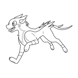 Boltund Pokemon Free Coloring Page for Kids