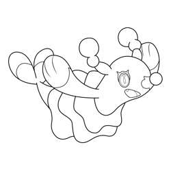 Brionne Pokemon Free Coloring Page for Kids