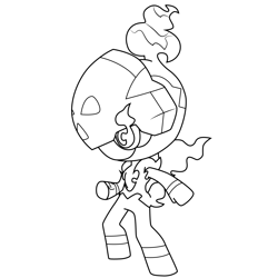 Charcadet Pokemon Free Coloring Page for Kids