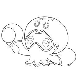Clobbopus Pokemon Free Coloring Page for Kids