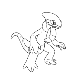 Cyclizar Pokemon Free Coloring Page for Kids