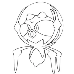 Dewpider Pokemon Free Coloring Page for Kids