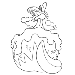 Flapple Pokemon Free Coloring Page for Kids