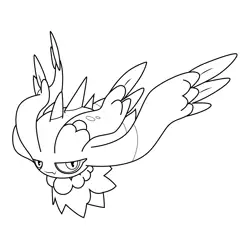 Flutter Mane Pokemon Free Coloring Page for Kids