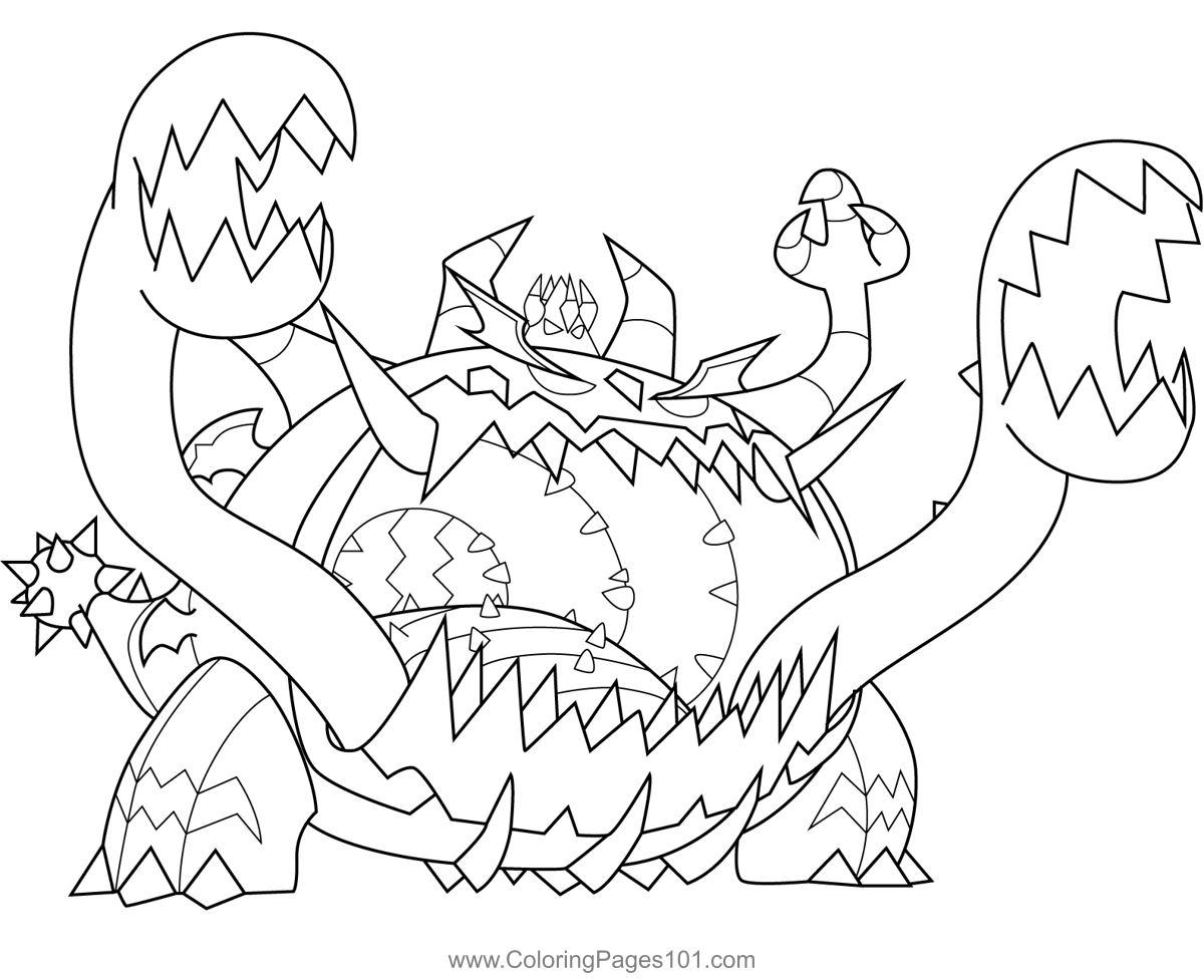 Pokemon Ultra Beast Pheromosa Coloring Pages - 2 Free Coloring Sheets  (2021)