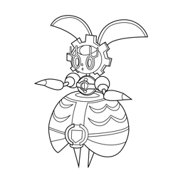 Magerana Pokemon Free Coloring Page for Kids