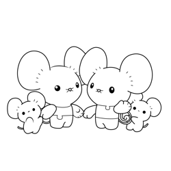 Maushold Pokemon Free Coloring Page for Kids