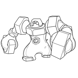 Zarude para colorir