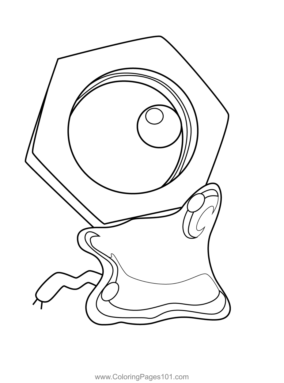 Pokemon Meltan Coloring Pages
