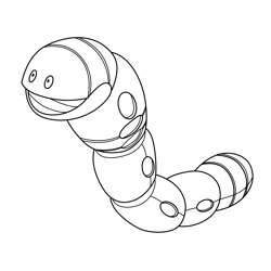 Orthworm Pokemon Free Coloring Page for Kids
