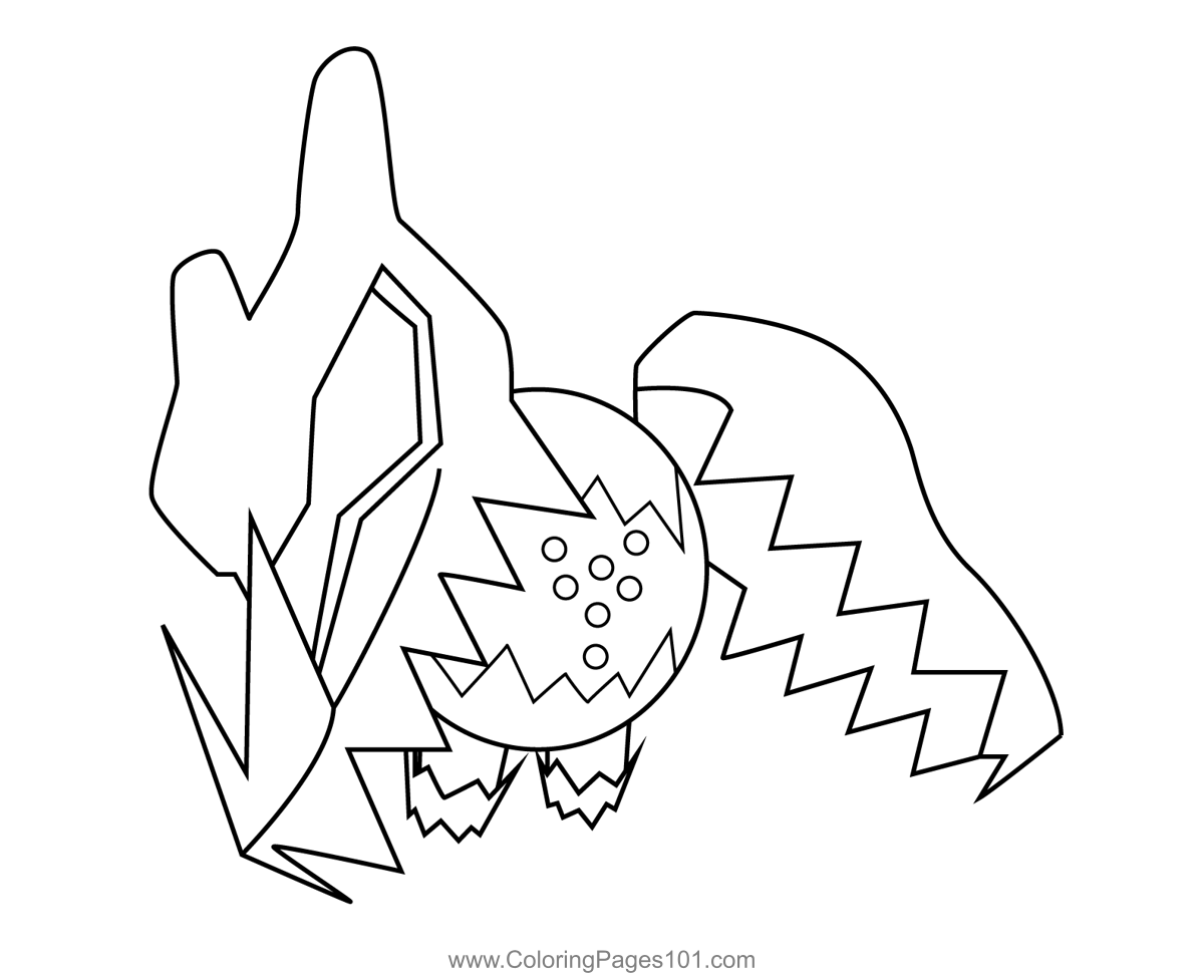 Regidrago Pokemon Coloring Page For Kids Free Pokemon Printable