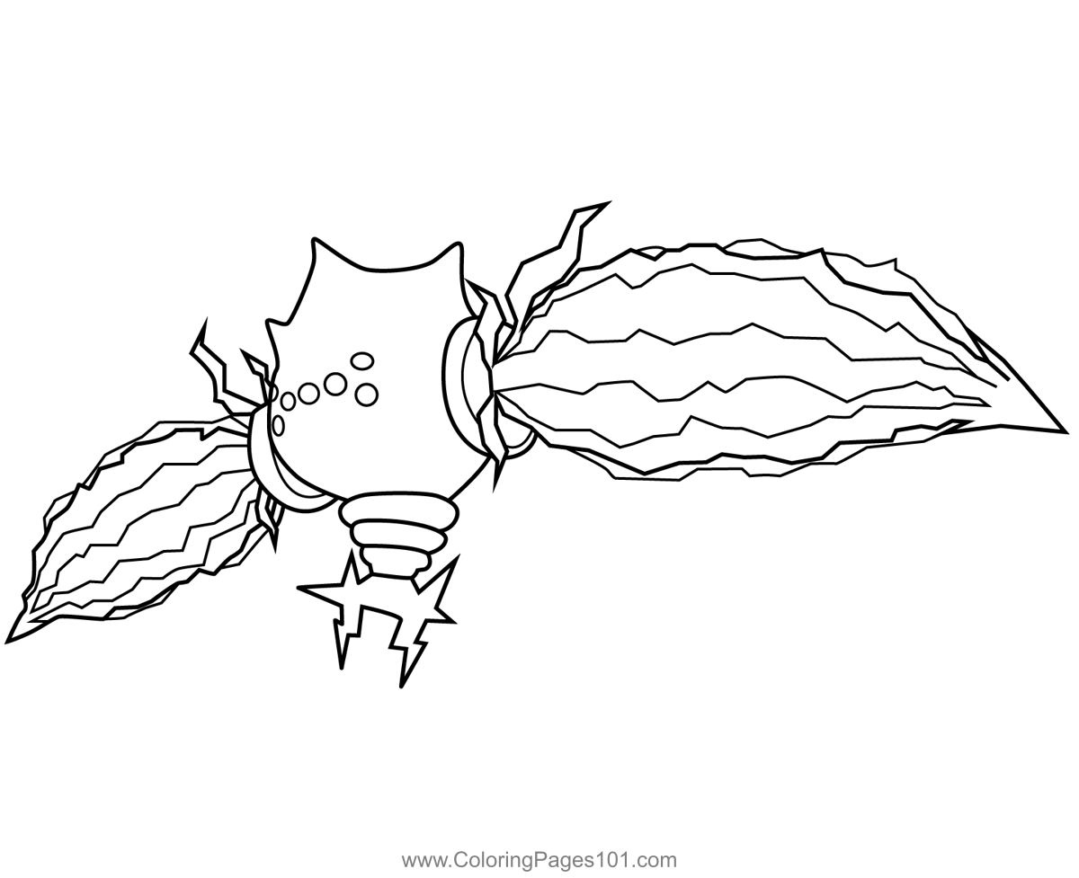 Regieleki Pokemon Coloring Page for Kids - Free Pokemon Printable