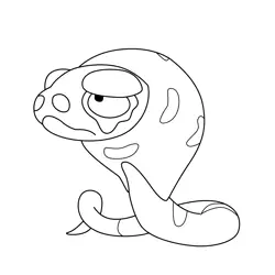 Silicobra Pokemon Free Coloring Page for Kids