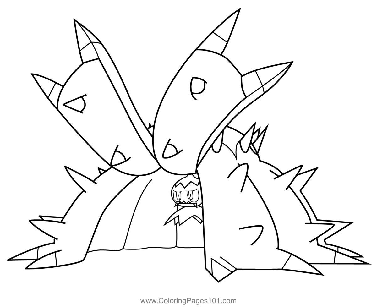 Pokemon Toxapex Coloring Pages: Fun Art Projects for Fans