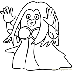 Jynx Pokemon GO Free Coloring Page for Kids