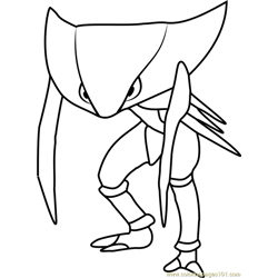 Kabutops Pokemon GO Free Coloring Page for Kids
