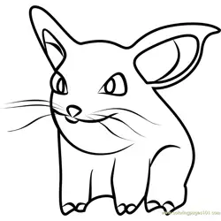 Nidoran Female Pokemon GO Free Coloring Page for Kids