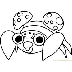 Paras Pokemon GO Free Coloring Page for Kids